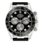 Rolex Daytona Oysterflex White Gold Black Diamond Dial 126519LN - Image 2