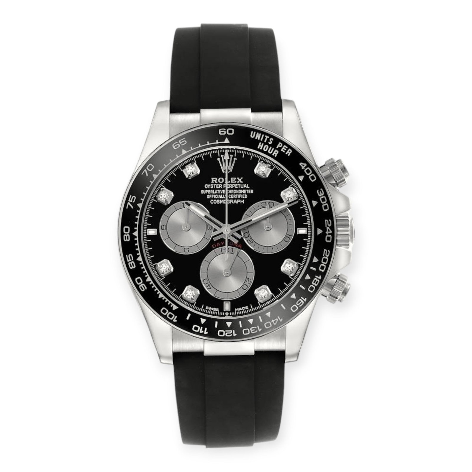 Pre-Owned-Rolex-Daytona-Oysterflex-White-Gold-Black-Diamond-Dial-126519LN-JD-Watches-NY.jpg Rolex Daytona Oysterflex White Gold Black Diamond Dial 126519LN - Image 1