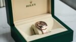Rolex Daytona Rose Gold with Pink Champagne Dial with Diamond Baguette Hour Markers 116505 - Image 6
