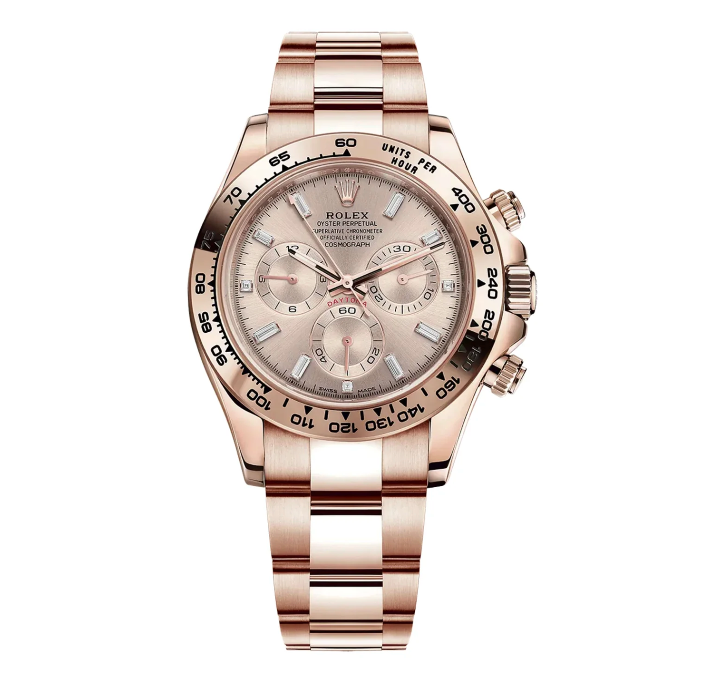 Pre-Owned-Rolex-Daytona-Rose-Gold-with-Pink-Champagne-Dial-with-Diamond-Baguette-Hour-Markers-116505-JD-Watches-NY.png Rolex Daytona Rose Gold with Pink Champagne Dial with Diamond Baguette Hour Markers 116505 - Image 1