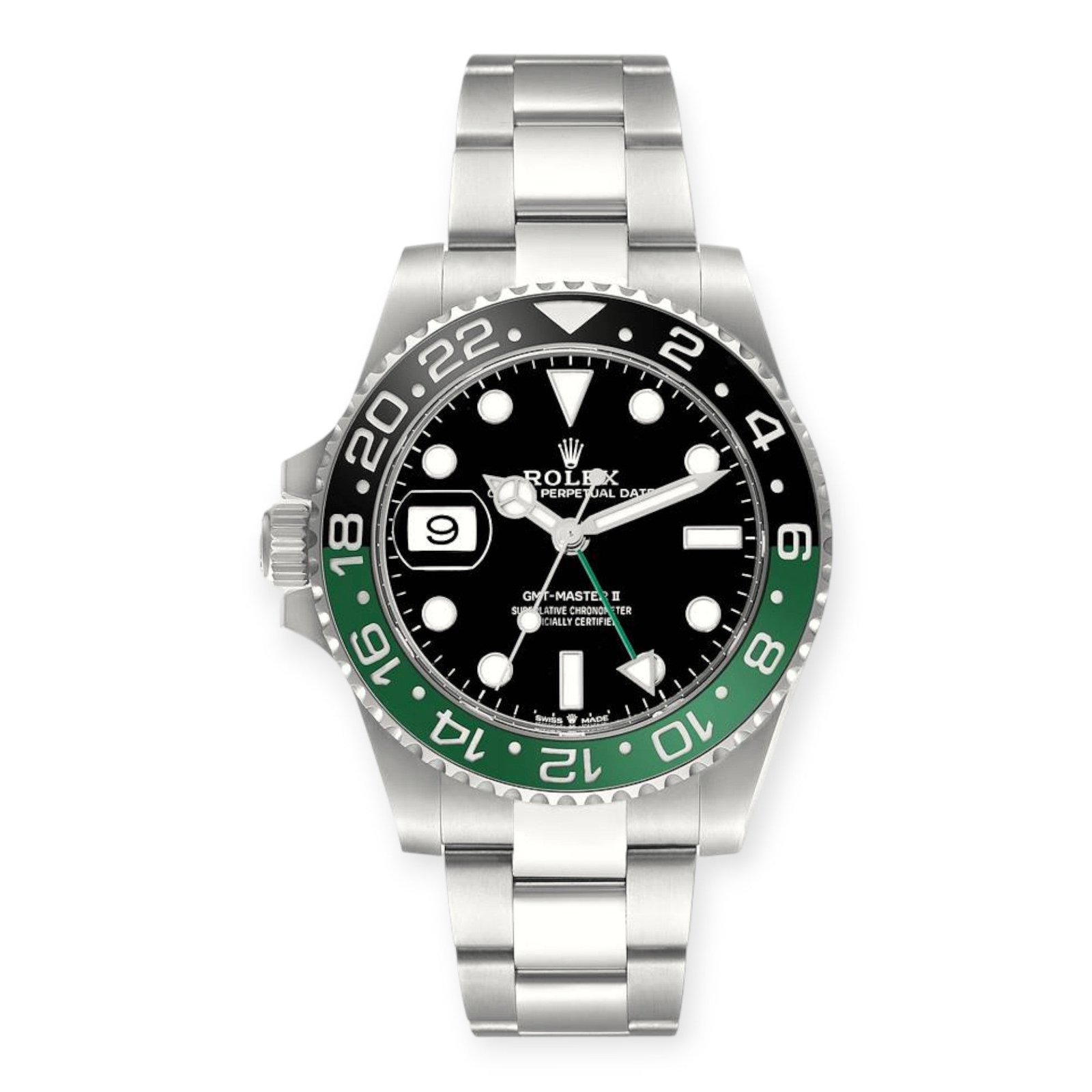 Pre-Owned-Rolex-GMT-Master-II-126720VTNR-40MM-Black-Dial-With-Green-And-Black-Bezel-JD-Watches-NY.jpg Rolex GMT-Master II 126720VTNR 40MM Black Dial With Green And Black Bezel - Image 1