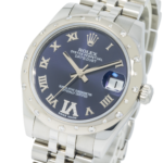 Rolex Ladies Stainless Steel and White Gold 31mm Datejust 178344 with Diamond Bezel - Image 2