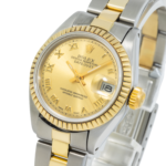 Rolex Lady-Datejust 26mm – Ref. 6917 Champagne Arabic Dial | Two-Tone Oyster Bracelet - Image 2