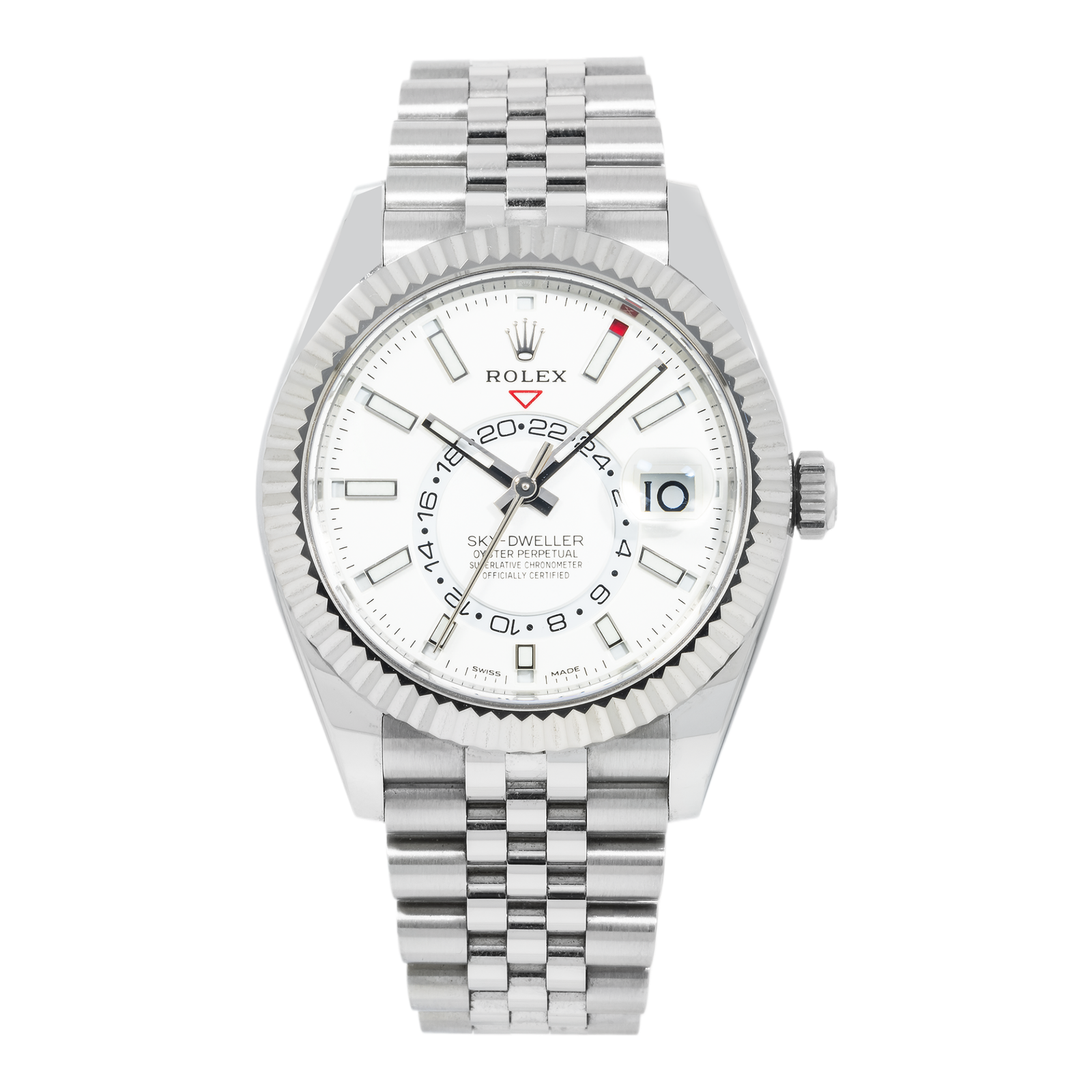 Pre-Owned-Rolex-Sky-Dweller-Stainless-Steel-Jubilee-Bracelet-White-Dial-336934-JD-Watches-NY.png Rolex Sky Dweller Stainless Steel Jubilee Bracelet White Dial 336934 - Image 1