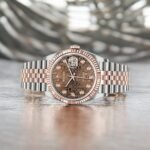 Rolex Steel and Everose Datejust 36 Watch 126231 Chocolate Jubilee Diamond Dial - Jubilee Bracelet - Image 2