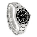 Rolex Submariner Date 40MM Stainless Steel Black Insert Bezel Black Dial 16610 - Image 5