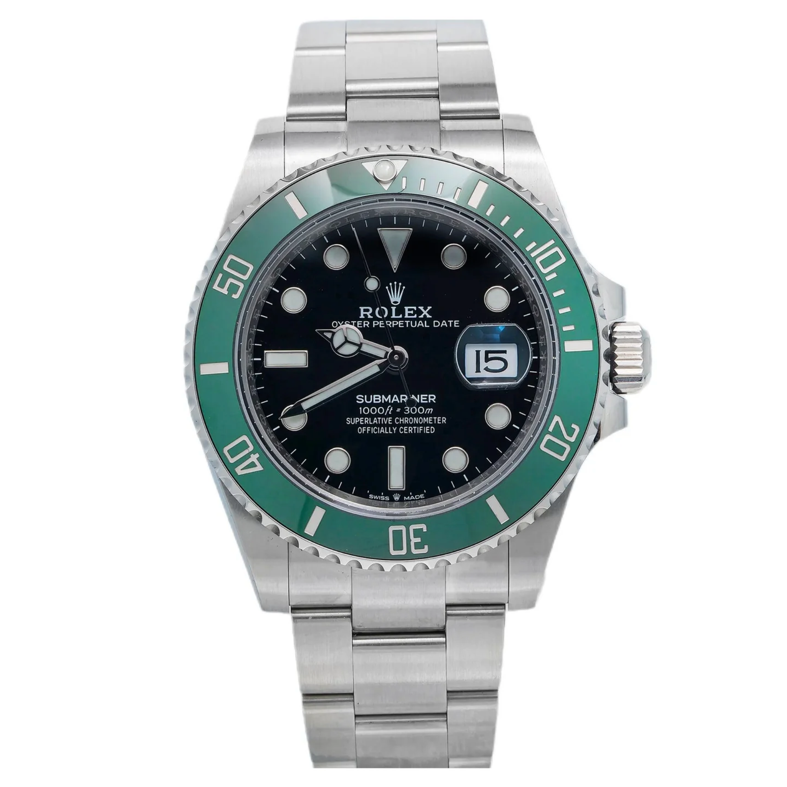 Pre-Owned-Rolex-Submariner-Date-41mm-Stainless-Steel-with-Green-Ceramic-Bezel-and-Black-Dial-Ref_-126610LV-Starbucks-JD-Watches-NY.png Rolex Submariner Date – 41mm Stainless Steel with Green Ceramic Bezel and Black Dial Ref. 126610LV “Starbucks” - Image 1