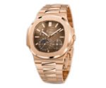 40mm Rose Gold Sunburst Brown Dial Self Winding - Image 3