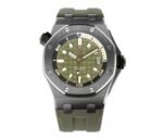 Diver Stainless Steel 42mm Khaki Green Dial - Image 2