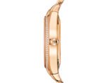36mm 18k Rose Gold Sunburst Brown Dial Diamond Bezel Bracelet - Image 3