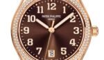 36mm 18k Rose Gold Sunburst Brown Dial Diamond Bezel Bracelet - Image 2
