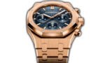 41mm Chronograph 18k Rose Gold Blue Dial On Bracelet - Image 4