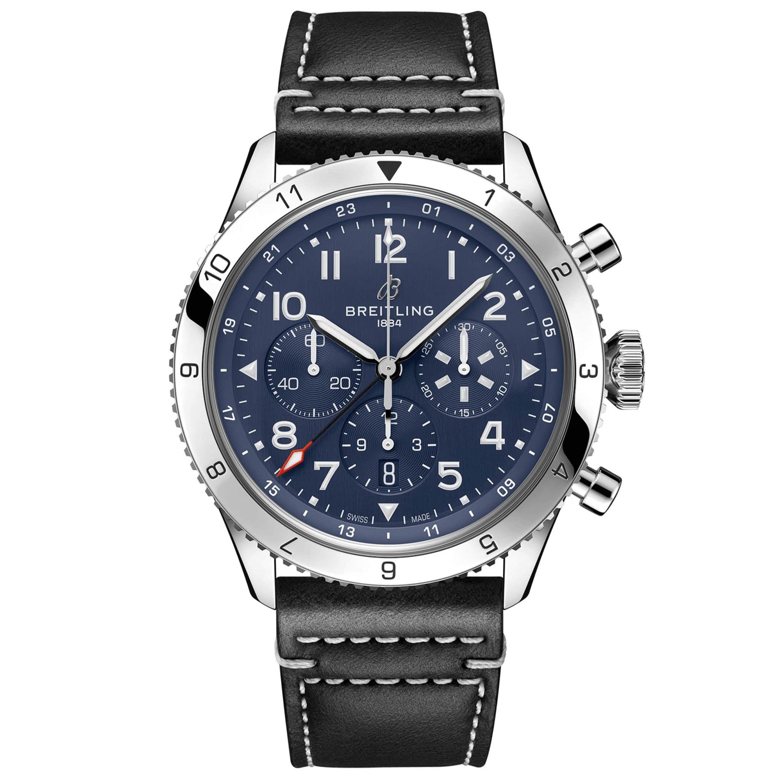 ab04451a1c1x1-super-avi-b04-chronograph-gmt-46-tribute-to-vought-f4u-corsair-soldier.jpg Super AVI B04 Chronograph GMT 46 Tribute To Vought F4U Corsair AB04451A1C1X1 - Image 1