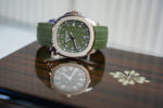 Patek Philippe Aquanaut 5168G-010 42.2mm 18K White Gold Khaki Green Dial - Image 4