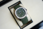 Patek Philippe Aquanaut 5168G-010 42.2mm 18K White Gold Khaki Green Dial - Image 5