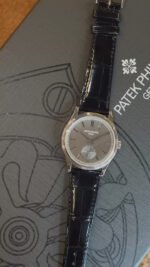 39mm 18k White Gold Charcoal Gray Dial Manual Wind - Image 7