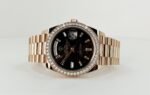 Rolex Day-Date 40 Rose Gold Eisenkiesel Diamond Dial & Diamond Bezel President Bracelet - 228345RBR - Image 4