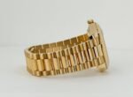 Rolex Day-Date 41 Yellow Gold Champagne Diamond Dial & Fluted Bezel President Bracelet - 218238 - Image 5
